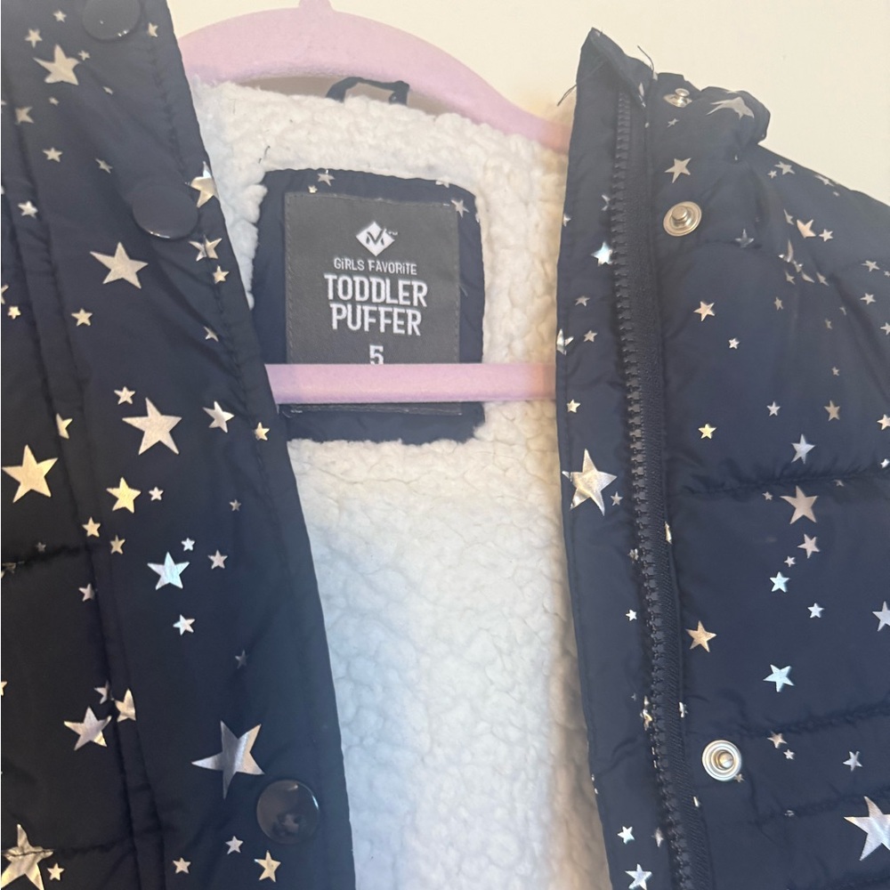 Starry Night Toddler Puffer Jacket